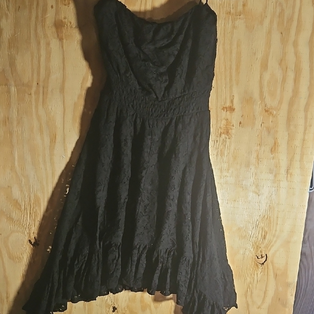 Guess Black High Low Dress